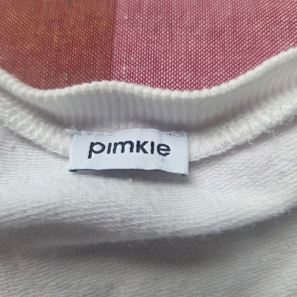 Pimkie White Eyelet Lace Long Sleeve Top‎ Cozy Soft Coquette Feminine Crewneck - Picture 4 of 9